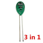 3 in 1 Soil Meter Moisture Light PH Testers with 2 Probes Soil Monitor for Garden Plant Test Flower Instrument Tool