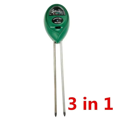 3 in 1 Soil Meter Moisture Light PH Testers with 2 Probes Soil Monitor for Garden Plant Test Flower Instrument Tool
