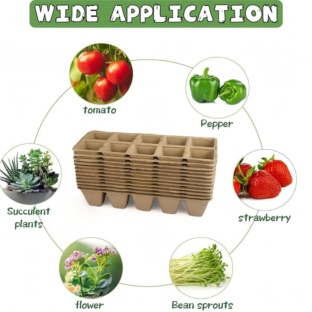 240-Cell Seed Starter Trays | 24-Pack