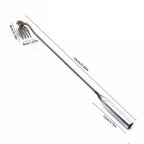 Weeder Puller Root Pulling Tool 4 Teeth Uprooting Weeding Tool Hand Weeder Tool for Uprooting Weeding Manual Weeder Removal Tool