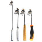 Weeder Puller Root Pulling Tool 4 Teeth Uprooting Weeding Tool Hand Weeder Tool for Uprooting Weeding Manual Weeder Removal Tool